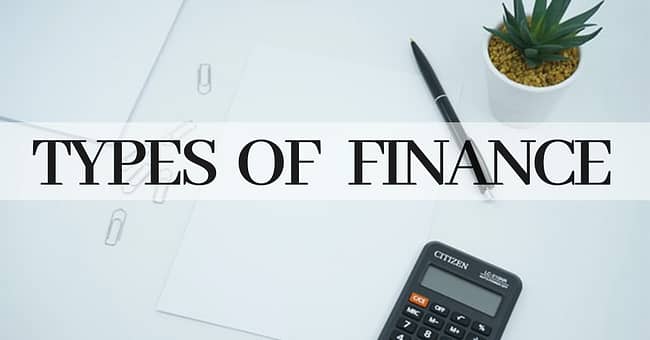 Types of _finance
