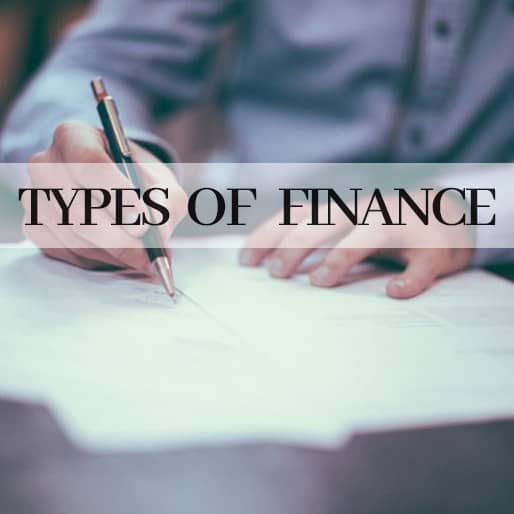 Types of _finance
