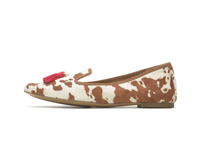 Cow Print Hey Dudes shoes